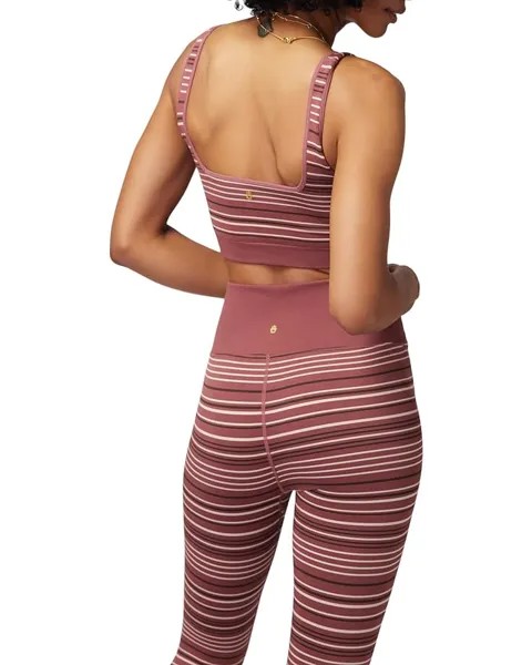 Бюстгальтер Spiritual Gangster Lena Seamless Bra, цвет Washed Burgundy Stripe