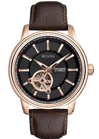 Японские наручные  мужские часы Bulova 97A109. Коллекция Automatic