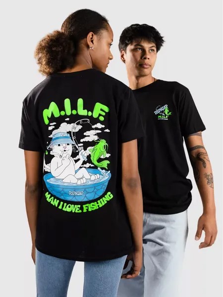 Футболка с милфой Ripndip, черный