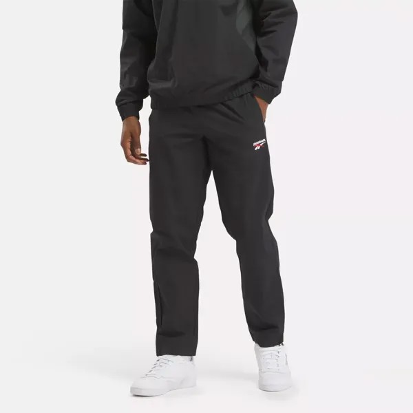 Тканые брюки Identity Cross Check Reebok, черный