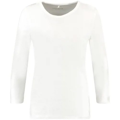 Лонгслив Gerry Weber, однотонный, размер L, белый
