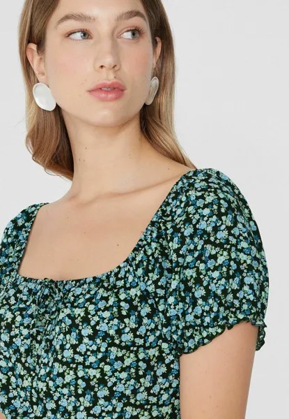 Повседневное платье Tezenis, пестрый синий
