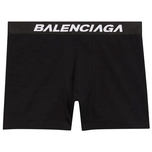 Balenciaga трусы-боксеры с логотипом Racer на поясе, цвет черный
