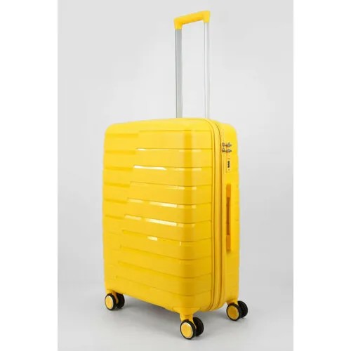 Умный чемодан Impreza Shift Latte 508002, 55 л, размер M, желтый