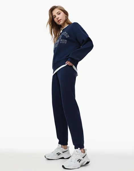 Спортивные брюки женские Gloria Jeans GAC021021 синие M/164