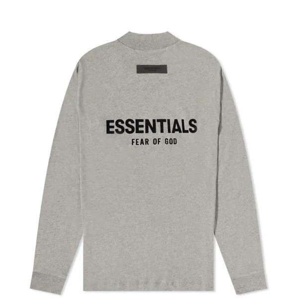 Футболка FEAR OF GOD ESSENTIALS Kids Logo Long Sleeve Tee