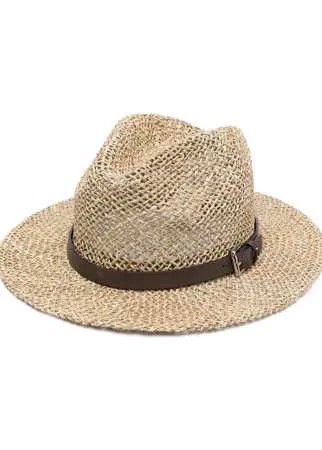 Peserico шляпа-федора с пряжкой