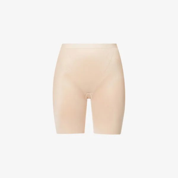 Шорты Thinstincts 20 из эластичной ткани с высокой посадкой Spanx, бежевый