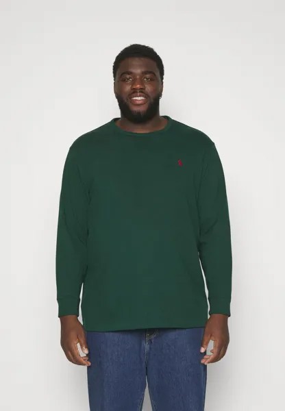 Футболка с длинным рукавом LONG SLEEVE Polo Ralph Lauren Big & Tall, охотничий клуб зеленый