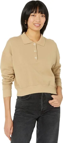 Рубашка-поло Long Sleeve Polo Madewell, цвет Seed Khaki