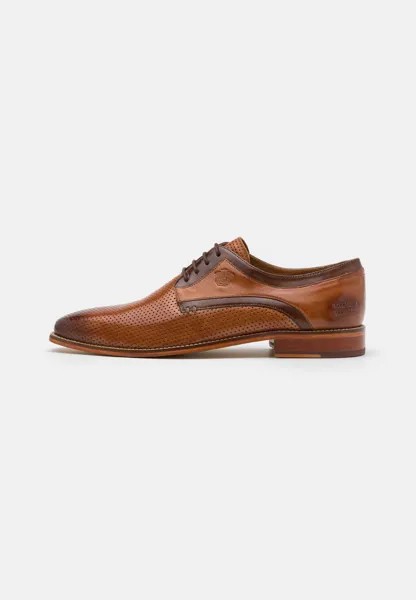 Элегантные туфли на шнуровке Alex 10 Melvin & Hamilton, цвет tan/mid brown/rich tan/natural