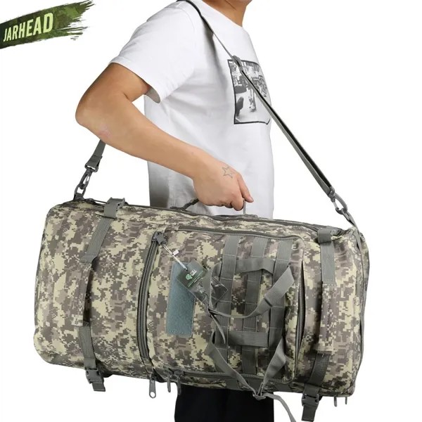 Военный тактический рюкзак для наружного использования 60L походные сумки большой емкости, сумка для альпинизма, мужской походный рюкзак, до...