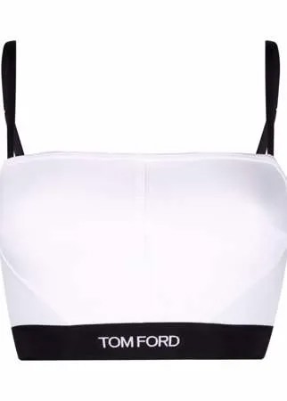 TOM FORD длинный бюстгальтер с логотипом