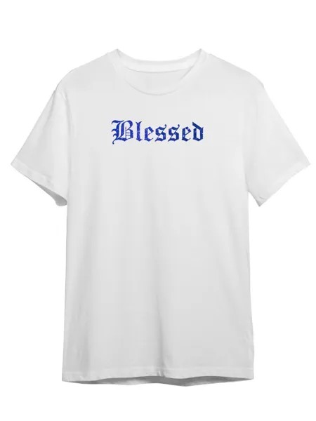 Футболка унисекс Каждому Своё Blessed/Готика STGO3GB белая M