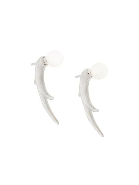 Shaun Leane Cherry Blossom Pearl Talon Earrings