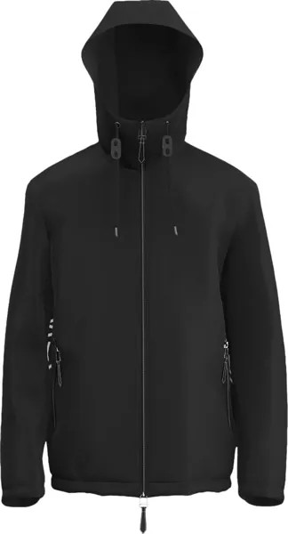 Куртка Burberry EKD Print Hooded Jacket 'Black', черный