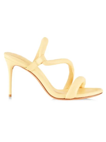 Кожаные мюли Aysha 85 Alexandre Birman, цвет Vanilla