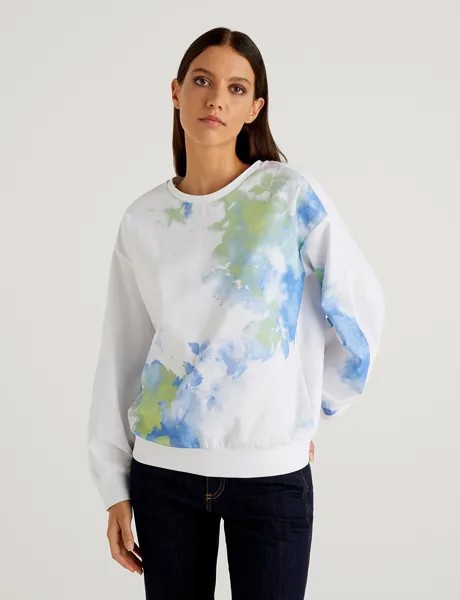 Свитшот женский United Colors of Benetton 21A_3S5VE1AG8 разноцветный S