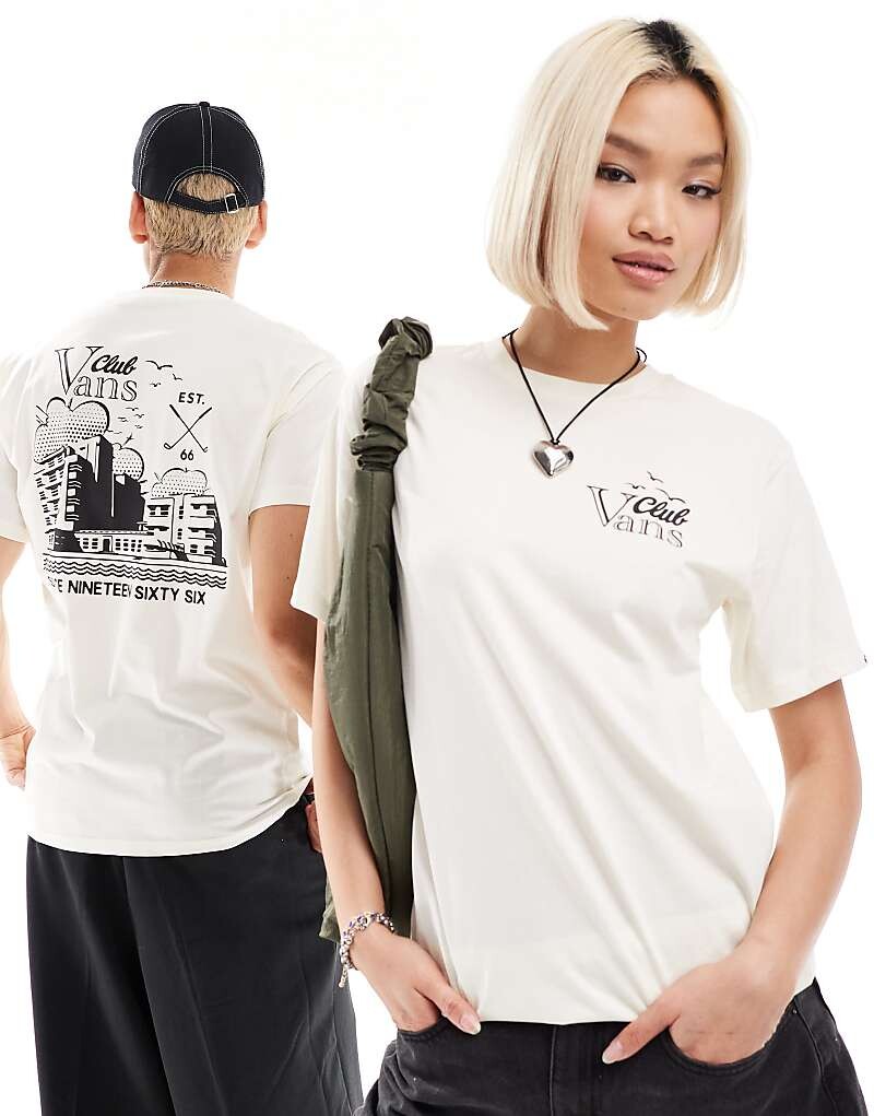 Белая футболка с принтом Vans Club Vee Pack