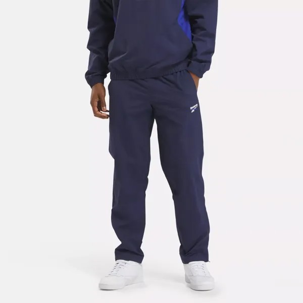 Тканые брюки Identity Cross Check Reebok, военно-морской