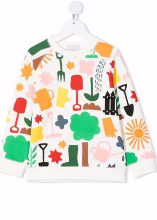 Stella McCartney Kids толстовка с принтом
