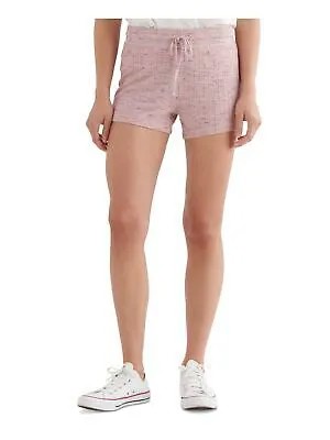 LUCKY BRAND Женские розовые шорты в рубчик с эластичной резинкой на талии и шнурком, шорты S