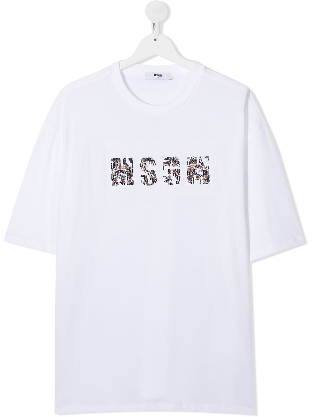MSGM Kids футболка с логотипом