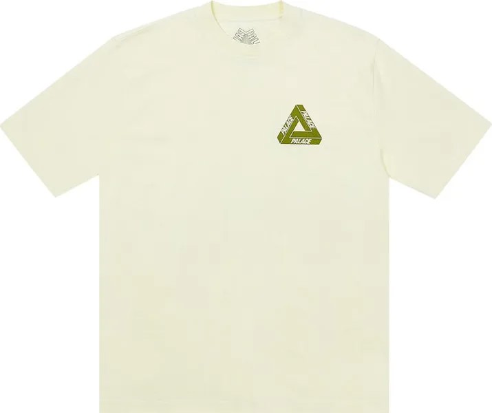 Футболка Palace Reacto Tri-Ferg T-Shirt 'Yellow', желтый