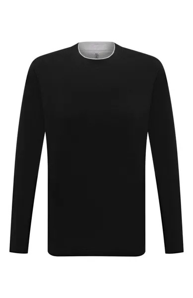 Хлопковый лонгслив Brunello Cucinelli
