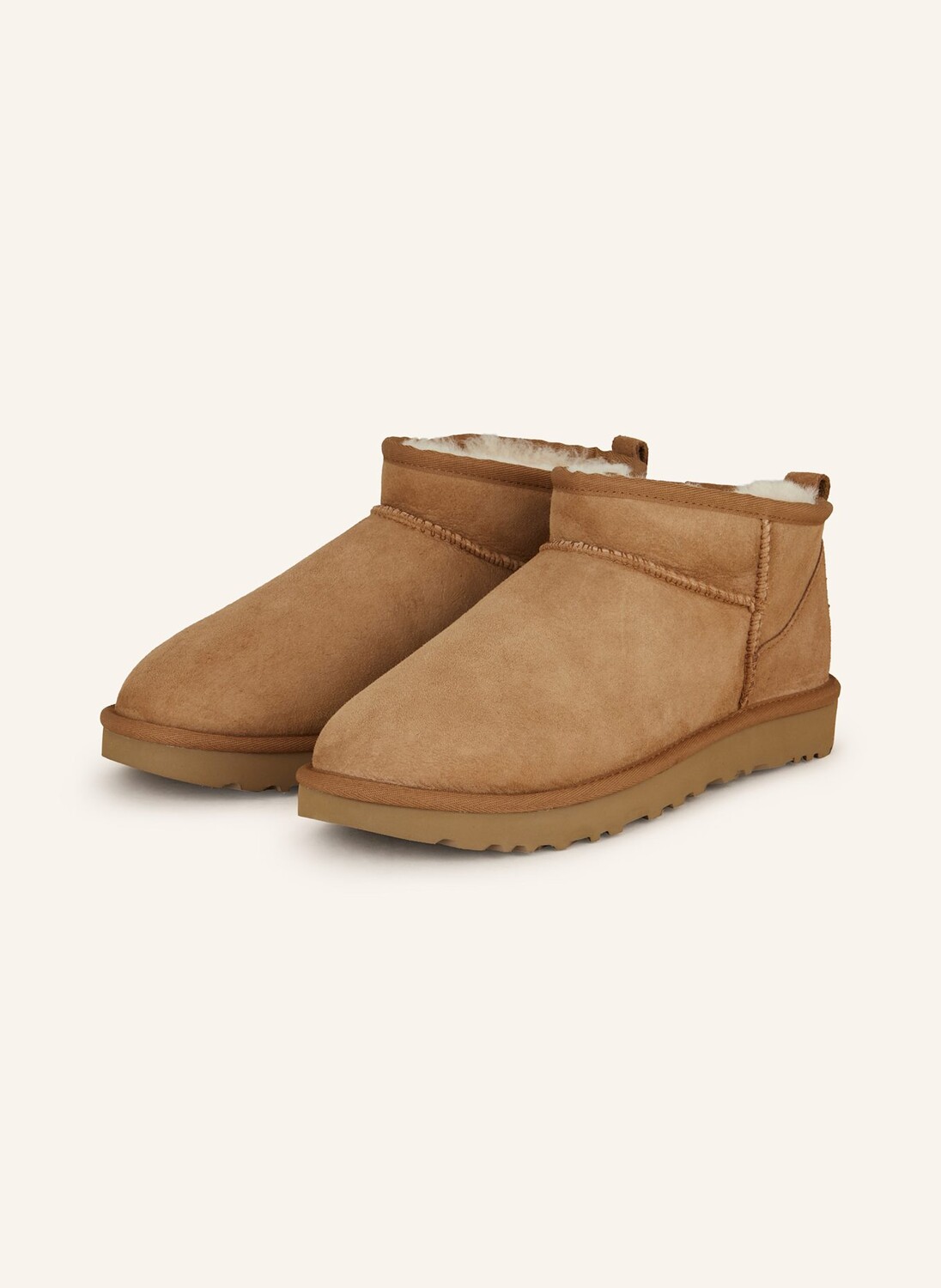 Ботинки классические ультра мини Ugg, коричневый