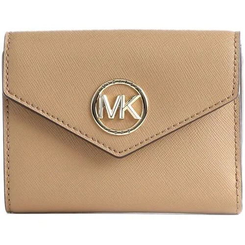 Кошелек MICHAEL KORS, натуральная кожа, бежевый