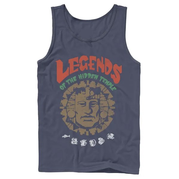 Мужская майка Legends Of The Hidden Temple с винтажным плакатом Nickelodeon