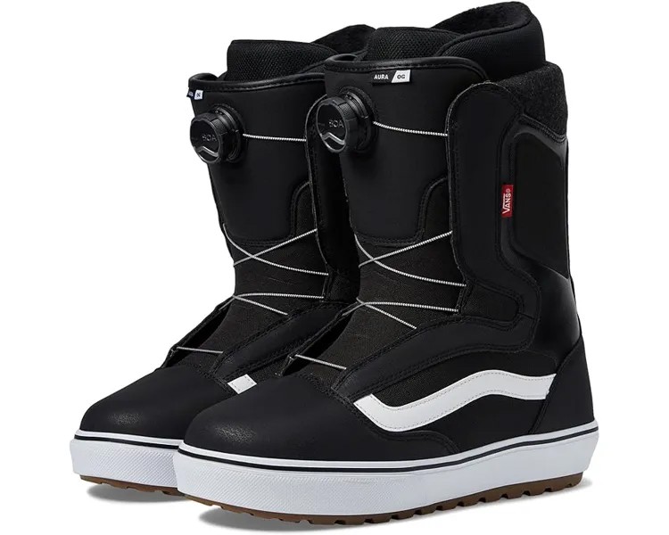 Ботинки Vans Aura OG Snowboard Boots, черный/белый