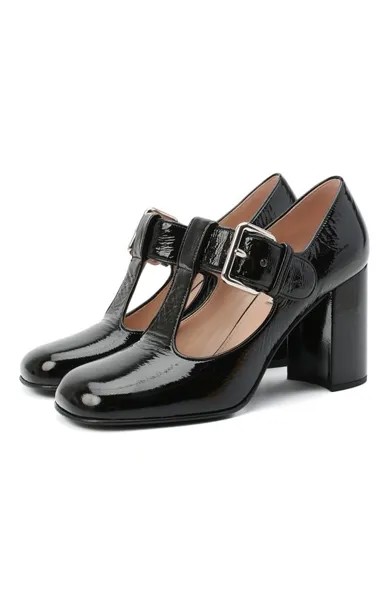 Кожаные туфли Miu Miu