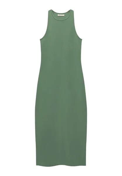 Платье из джерси HALTER SLEEVELESS PULL&BEAR, цвет green