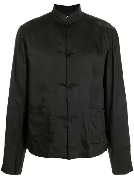 Black Comme Des Garçons рубашка с вышивкой