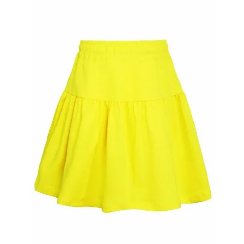 Школьная юбка-шорты ИНОВО, размер 134, желтый