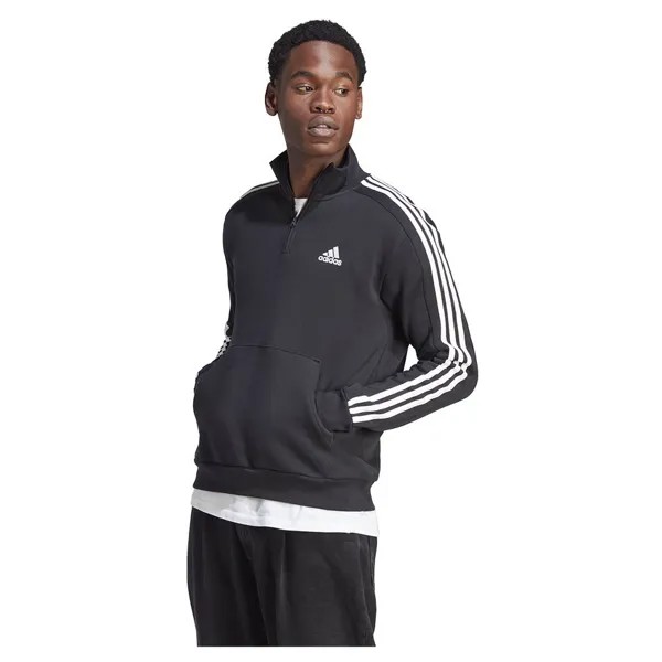 Толстовка adidas Sportswear Essentials Fleece 3 Stripes, черный