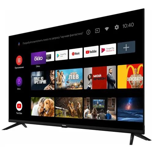 4K (UHD) телевизор Haier 55 Smart TV DX черный