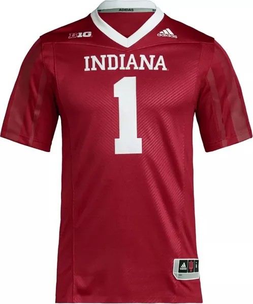 Мужские футбольные майки Adidas Indiana Hoosiers Crimson Replica