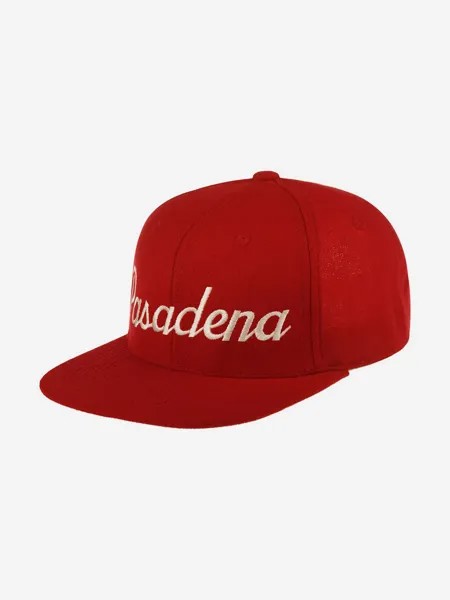 Бейсболка с прямым козырьком HOOD 100-MWL002-CA021-CM Pasadena, CA (красный), Красный