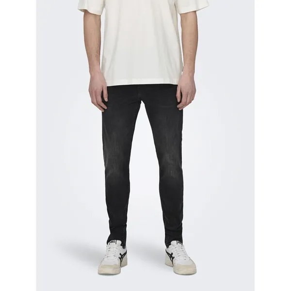 Джинсы Only & Sons Warp Wb 9095 Dcc Skinny Fit, черный