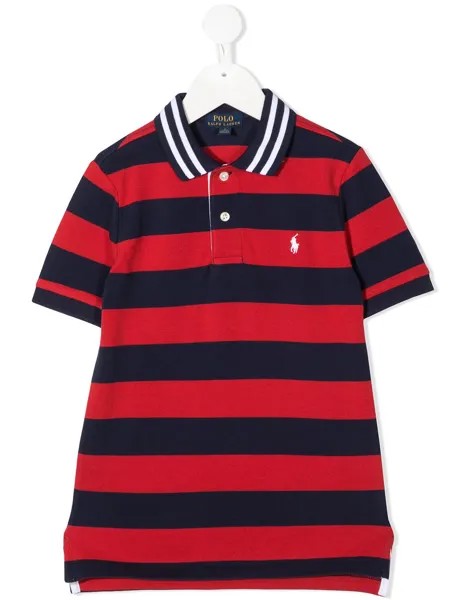 Ralph Lauren Kids рубашка поло в полоску