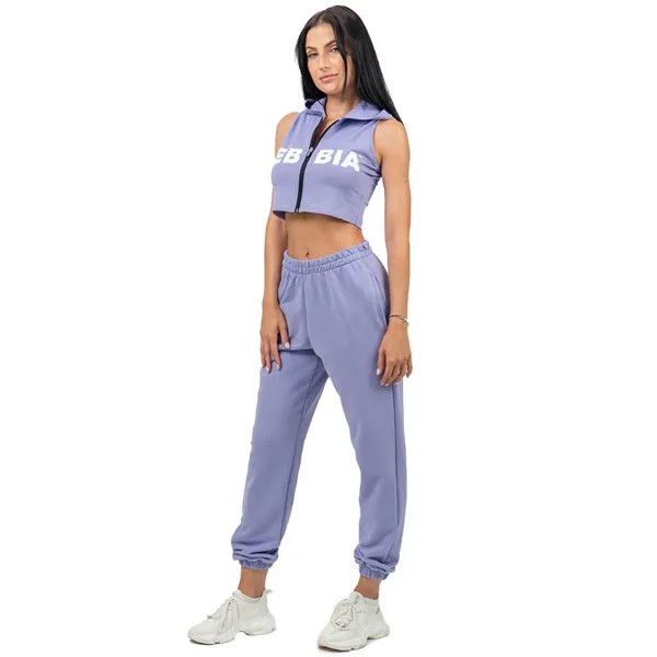 Джоггеры Nebbia Oversized With Pockets Gym Time Joggers, фиолетовый