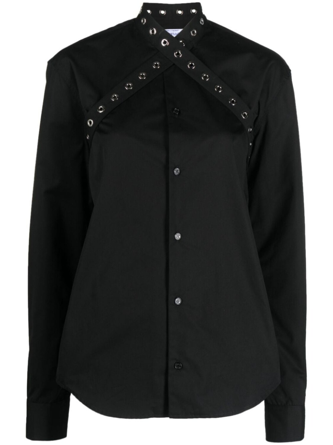 Рубашка с люверсами Off-White, черный