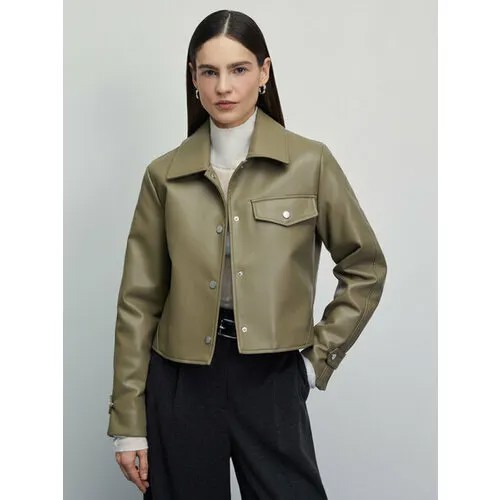 Куртка Zarina, размер S (RU 44)/170, хаки/оливковый