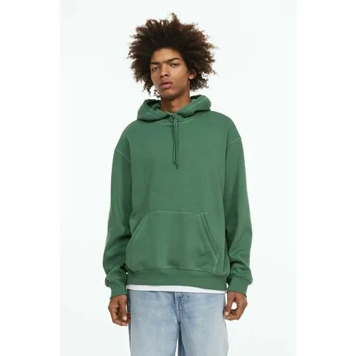 Худи H&M, размер 3XL, зеленый