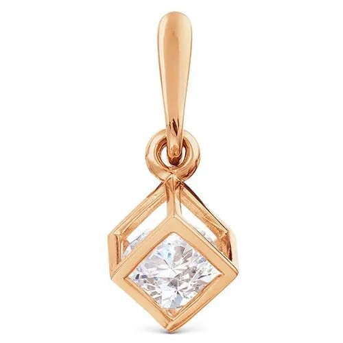 Подвеска из золота со Swarovski Zirconia яхонт Ювелирный Арт. 189454