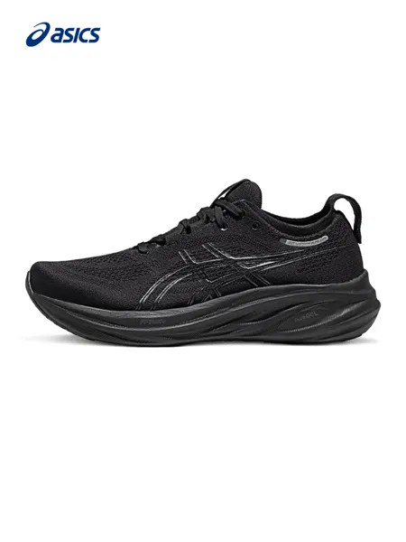 ASICS новые мужские профессиональные кроссовки GEL-NIMBUS 26 с амортизацией и отскоком, мягкая эластичная дышащая спортивная обувь, цвет Хаки