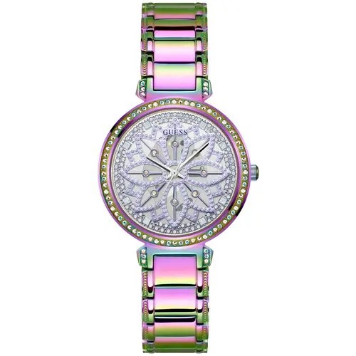 Наручные часы GUESS Наручные часы Guess Trend Lily, мультиколор, фиолетовый